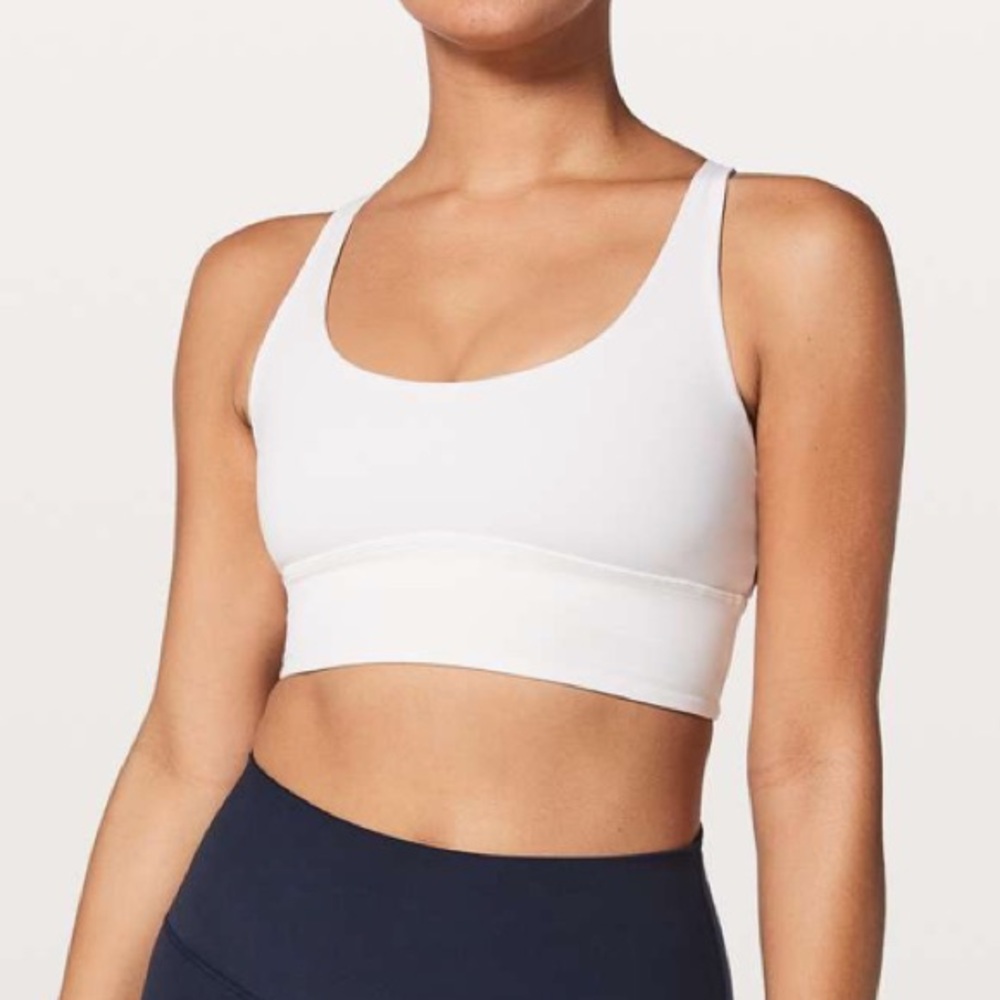 Lululemon Sz 4 Sports Bra Free To Be Moved Bra
White Athletic Gym Running Yoga